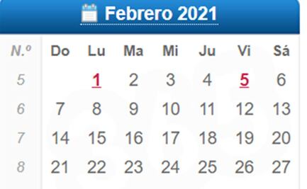 ¿Por qué hay "puente" el 1 de febrero?