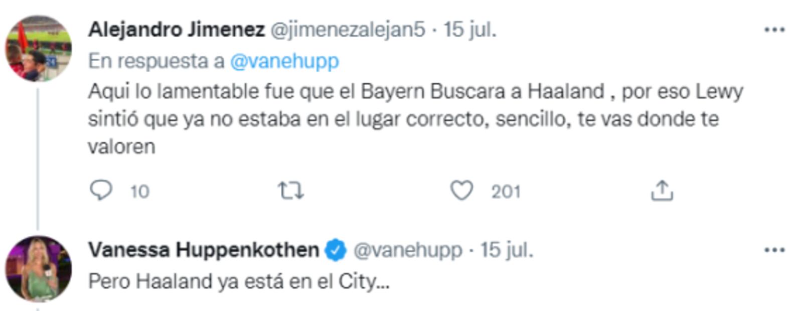 Comentarista de ESPN es atacada por llamar "malagradecido" a Lewandowski