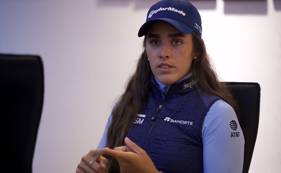 María Fassi en conferencia de prensa en la Federación Mexicana de Golf - FOTO: Germán Espinosa / El Universal