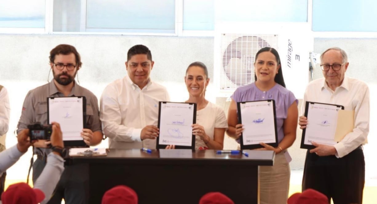 Convenio entre la Secretaría de Bienestar e IMSS-Bienestar. Foto: Especial