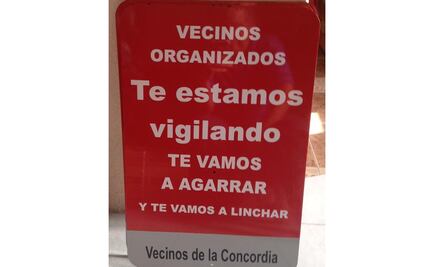 Amenazan a ladrones en La Concordia