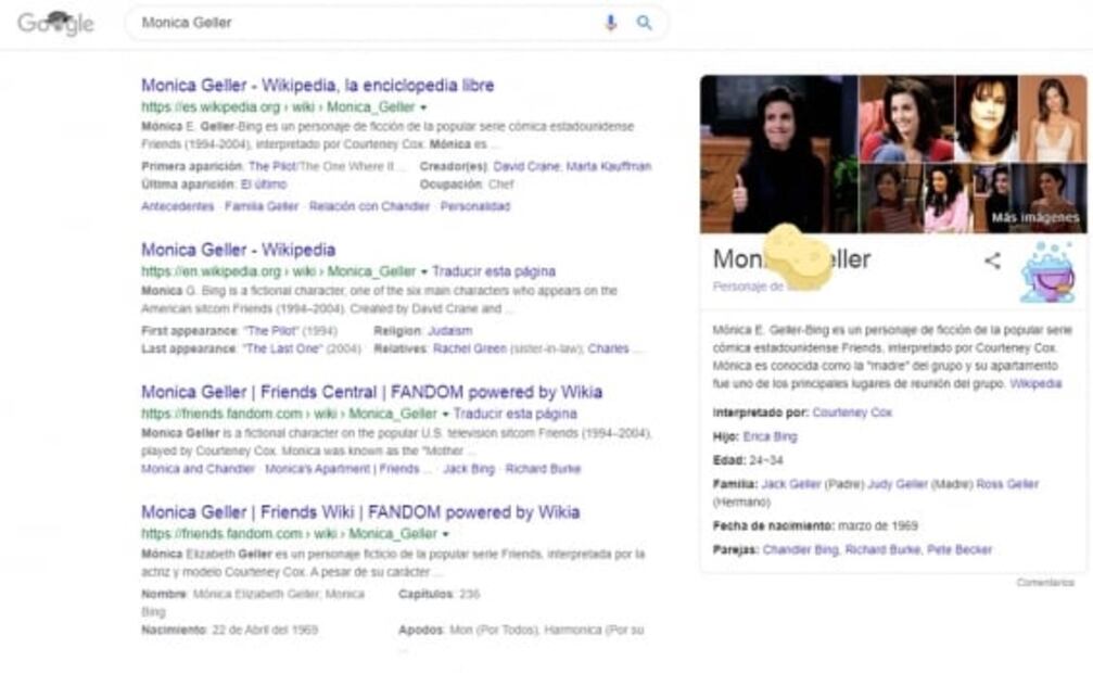 Google se adelanta a los festejos del 25 aniversario de "Friends"