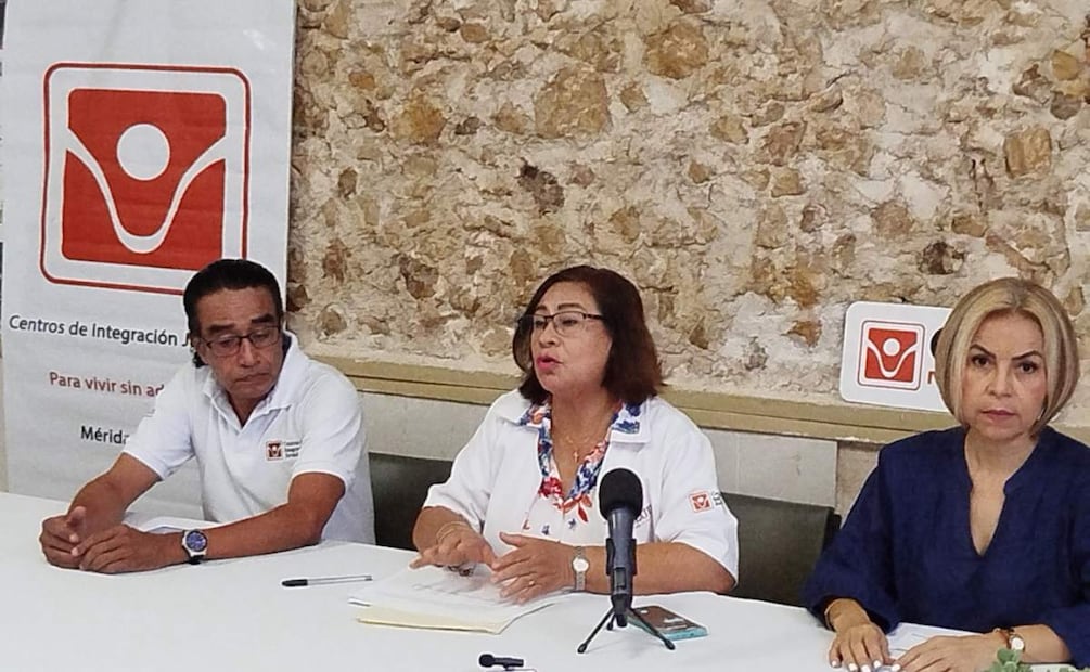 Integrantes del Centro de Integración Juvenil (CIJ) en Yucatán (24/06/2025). Foto: Especial