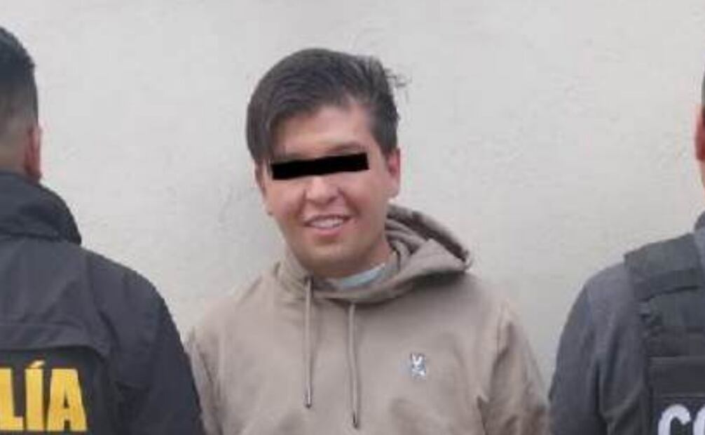 Momento donde el Fofo Márquez fue detenido. Foto: Especial