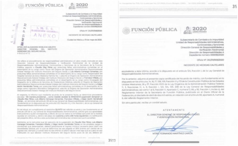 Suspenden a 4 funcionarios del IMSS por compra de ventiladores a hijo de Bartlett