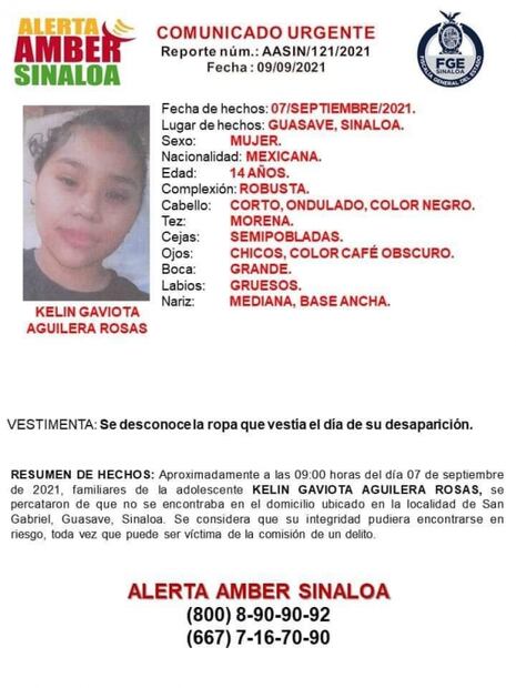 Emiten la Alerta Amber para tres adolescentes desaparecidos en Sinaloa en las últimas 48 horas
