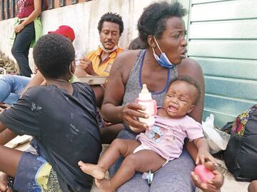 “Hacemos lo posible para otorgar, por lo menos, comida a los migrantes”