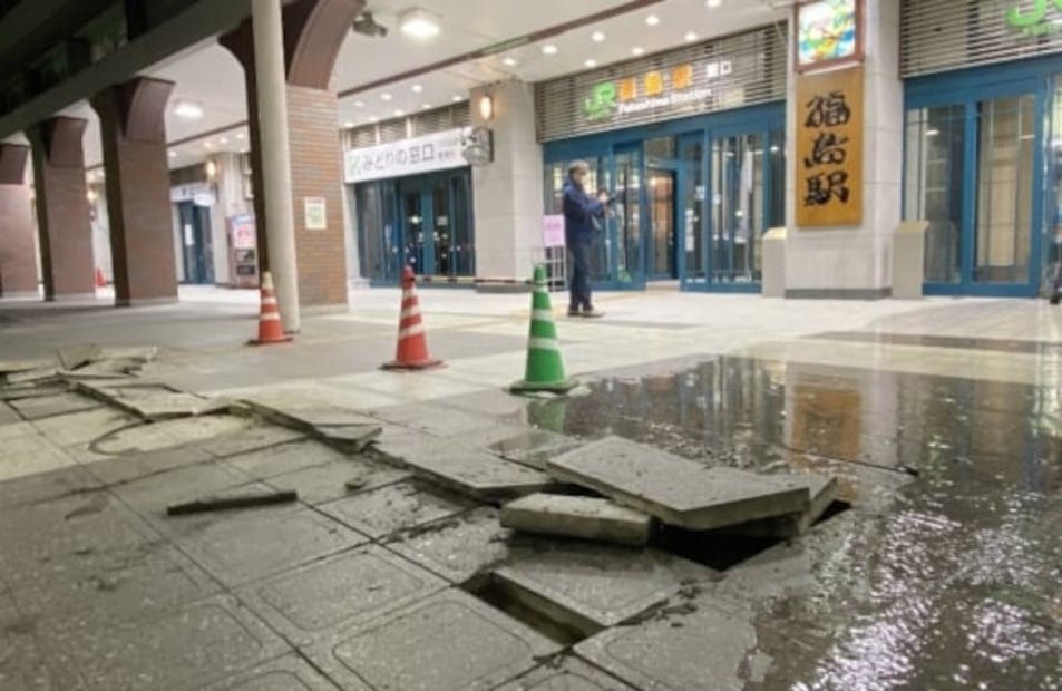 Así captaron el sismo magnitud 7.3 que activó las alertas de tsunami en Japón