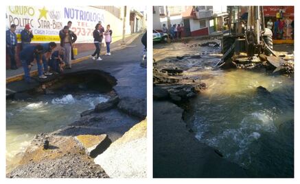 Se registra fuga en ducto del Cutzamala en Atizapán 