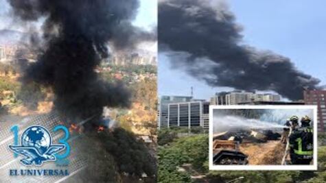 Reportan incendio en terreno baldío en Santa Fe