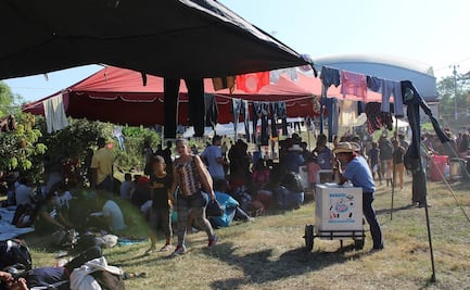 Guatemala instala campamentos para migrantes en frontera con México