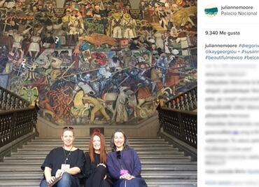 Julianne Moore pasea por la CDMX