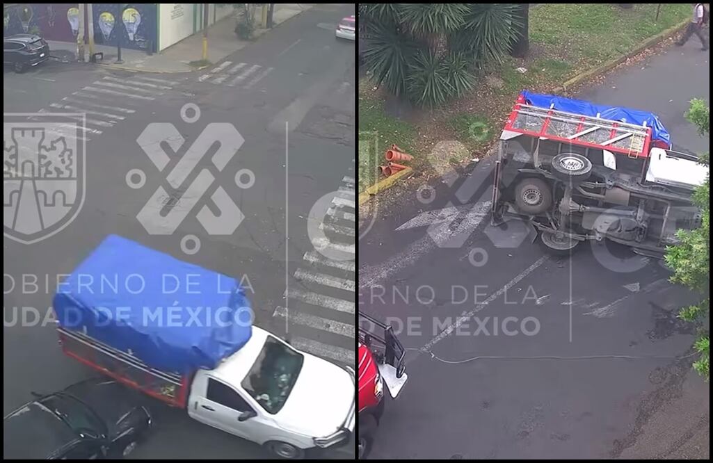 El C5 capturó el momento del choque. FOTO: Especial/ EL UNIVERSAL/