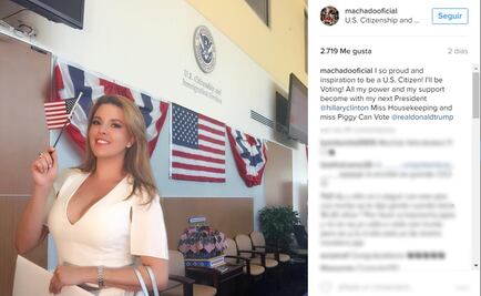 Alicia Machado votará contra Donald Trump