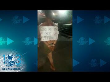 Exhiben a presuntos rateros en La Piedad, Michoacán