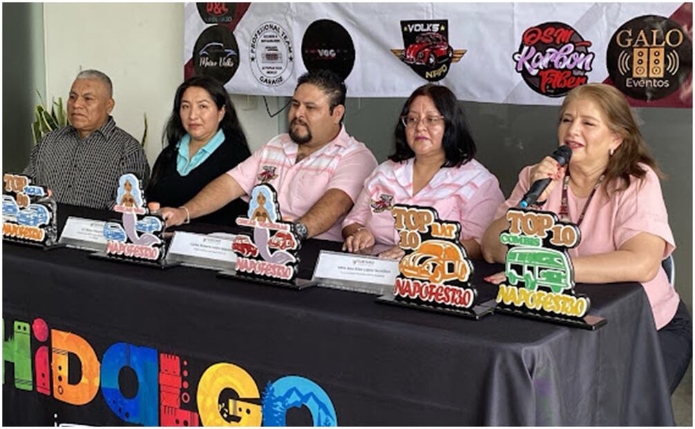 Se acerca la exhibición de vochos en Parque Acuático Dios Padre, Hidalgo (20/09/2024). Foto: Especial