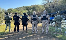 Desmantelan narcolaboratorio en Parral, Chihuahua, con capacidad de producir 100 kilos diarios de metanfetamina