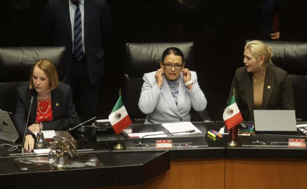 Comparecencia de la secretaria de gobernación Rosa Icela Rodríguez en el Senado de la República este martes 30 de septiembre de 2025. Foto: Carlos Mejía/ EL UNIVERSAL