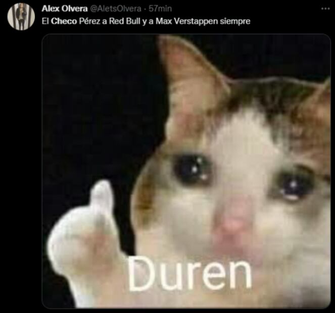 Los memes que dejó la polémica entre Checo Pérez y Max Verstappen