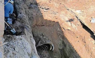 Reemplazan tramo de tubería en Atizapán