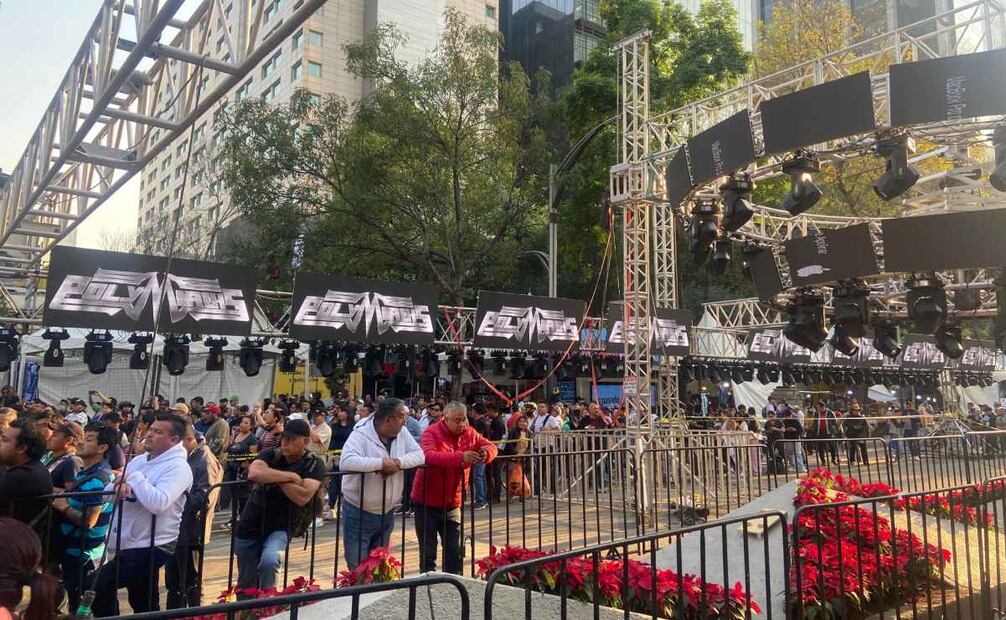 Polymarchs concierto de fin de año en  Paseo de la Reforma, 30 de diciembre de 2024. Foto: Juan Carlos Williams/EL UNIVERSAL