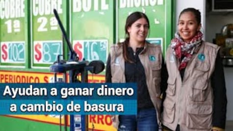 Mexicanas crean plataforma para vender y reciclar basura