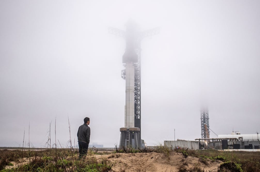 Starship de SpaceX.
Foto: AFP / Sergio Flores