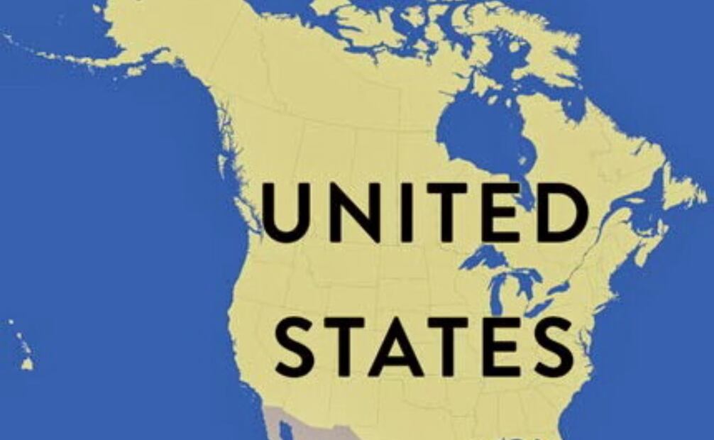 Trump postea mapas con Canadá y Groenlandia como parte de EU (07/01/). Foto: Captura de pantalla