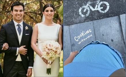 Checo Pérez será papá por cuarta vez; así lo presumió su esposa Carola Martínez