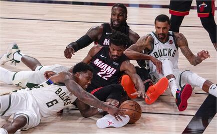 Sin Giannis, Bucks sobreviven con victoria en la prórroga ante Heat