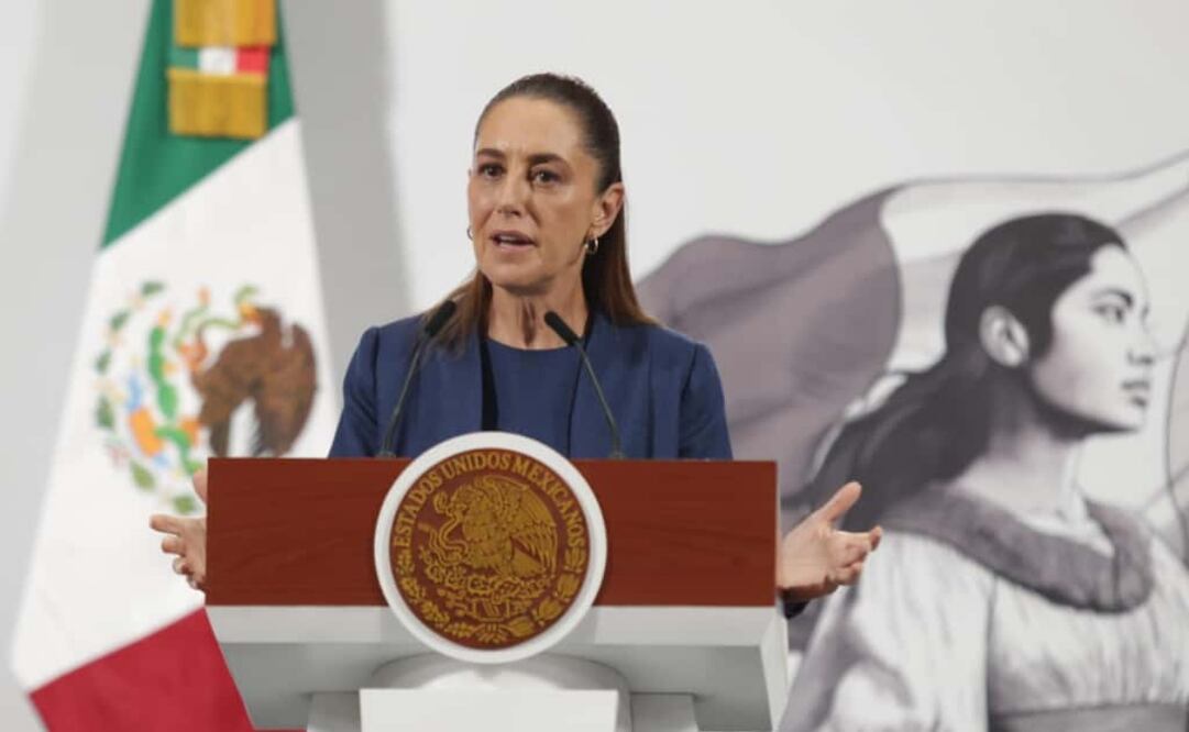Claudia Sheinbaum en su conferencia matutina del 1 de octubre de 2025. Foto: Carlos Mejía / EL UNIVERSAL