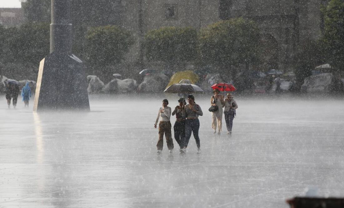 Activan doble alerta por lluvias en 6 alcaldías de la CDMX (10/06/2025). Foto: Darío Luna / EL UNIVERSAL