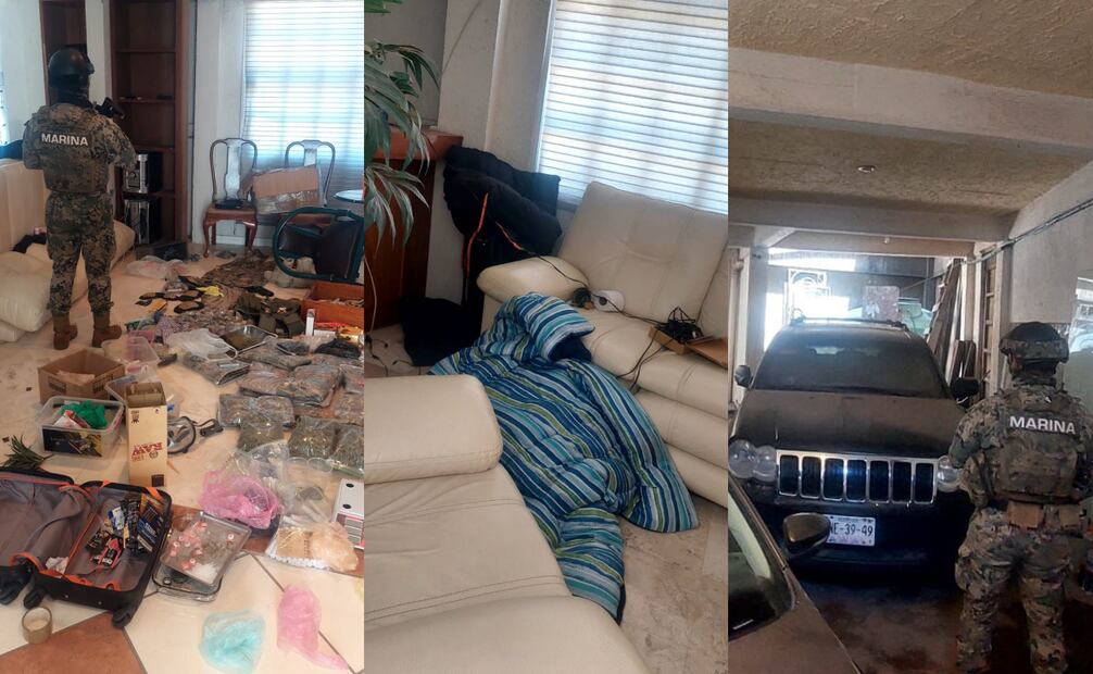 El inmueble y lo que se encontraba en el interior fueron asegurados por las autoridades. Foto: Especial.