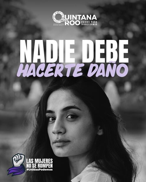 Campaña "¡Las mujeres no se rompen, unidas podemos!". Foto: especial