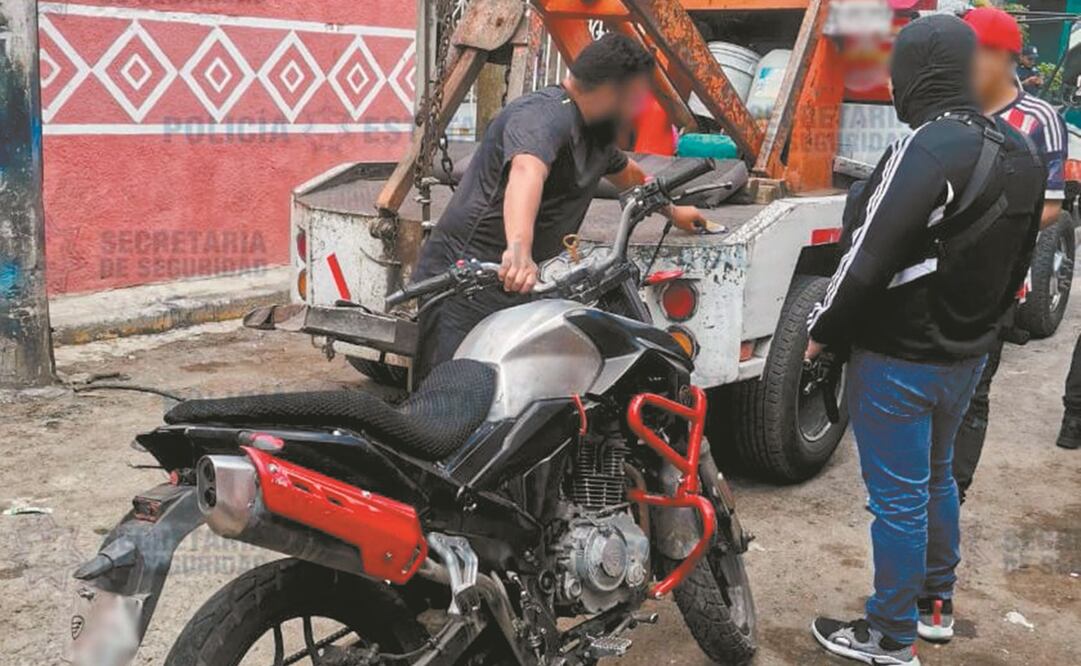 En el Estado de México la mitad de los robos de motocicleta se realizan con violencia. 