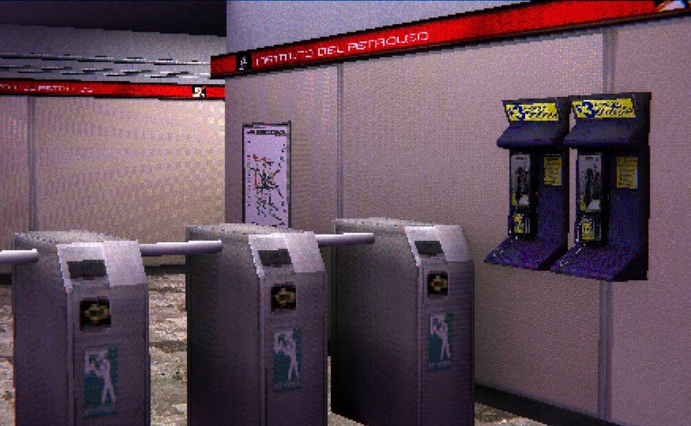 Una de las mecánicas que el jugador podría encontrar sería la misión secundaria de encontrar boletos de Metro para llegar más allá de los torniquetes de sus estaciones. Imagen: Victor Estrella.