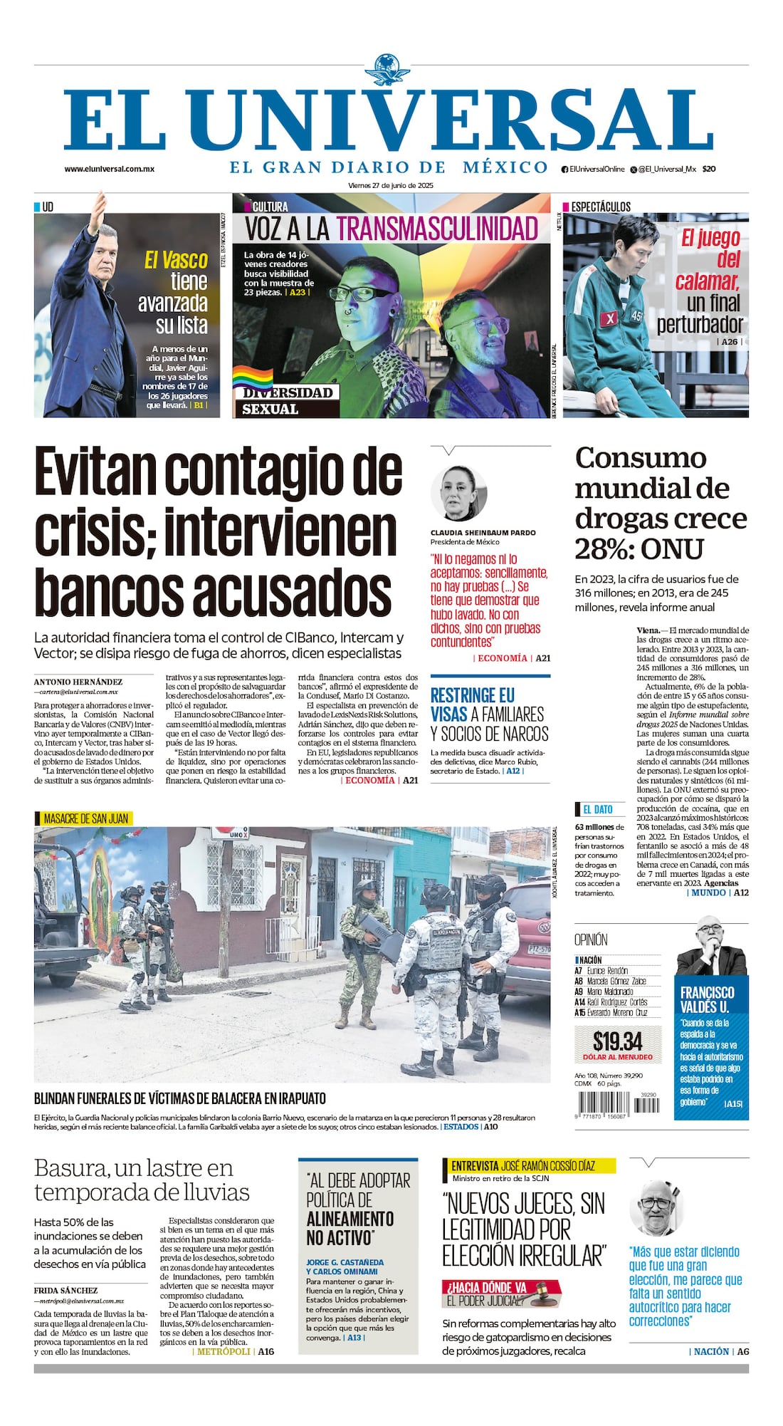 Portada impresa
