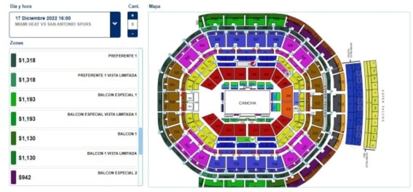 ¿Cuánto cuestan los boletos para el partido de la NBA en México?