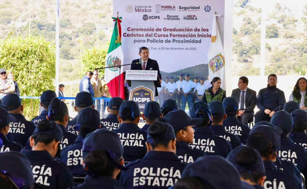 Puebla proyecta formar dos mil cadetes en 2025; Alejandro Armenta fortalece seguridad y proximidad.
Foto: Especial.