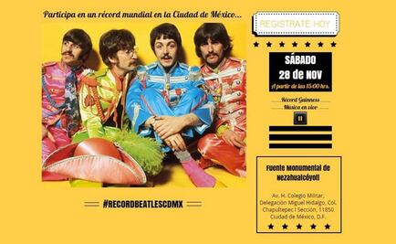 DF busca Récord Guinness con fanáticos de los Beatles