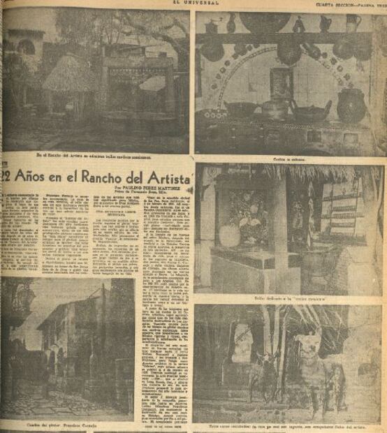 El rancho de los artistas de la Colonia del Valle