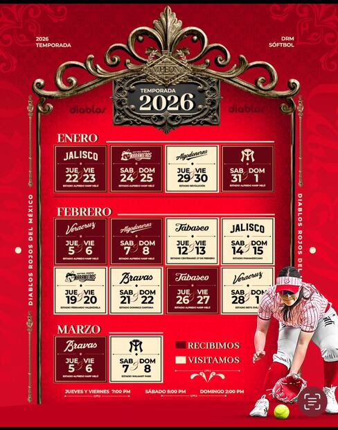 FOTO: Diablos Rojos Femenil