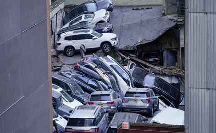 "Se sintió como un terremoto"; testigos narran colapso de estacionamiento en NY que dejó 1 muerto y 5 heridos