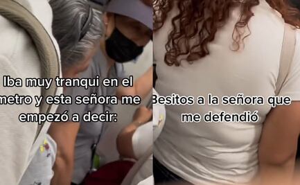 VIDEO: Mujer juzga a joven por su vestimenta en el Metro de la CDMX; "Incitas a pecar", le dice