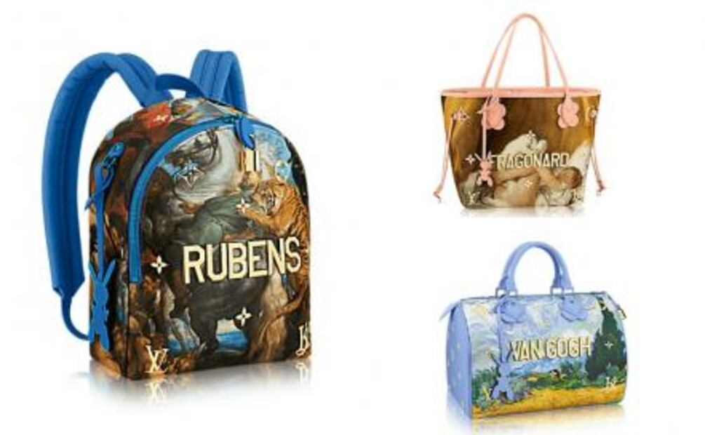  Esta es la lujosa colaboración de Jeff Koons con Louis Vuitton