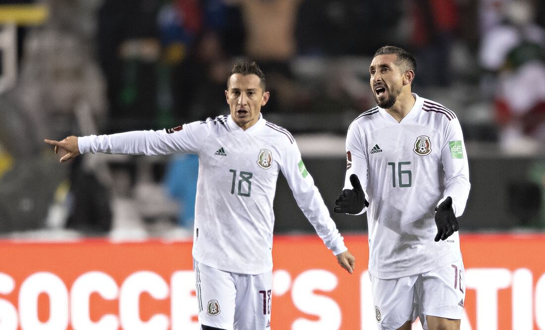 Andrés Guardado y Héctor Herrera en un partido con la Selección Mexicana - FOTO: Imago7