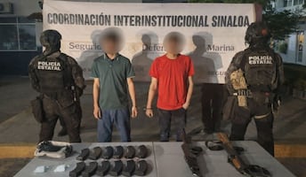 Detienen a tres hombres con armas y fentanilo en operativos en Sinaloa; rescatan a persona privada de la libertad