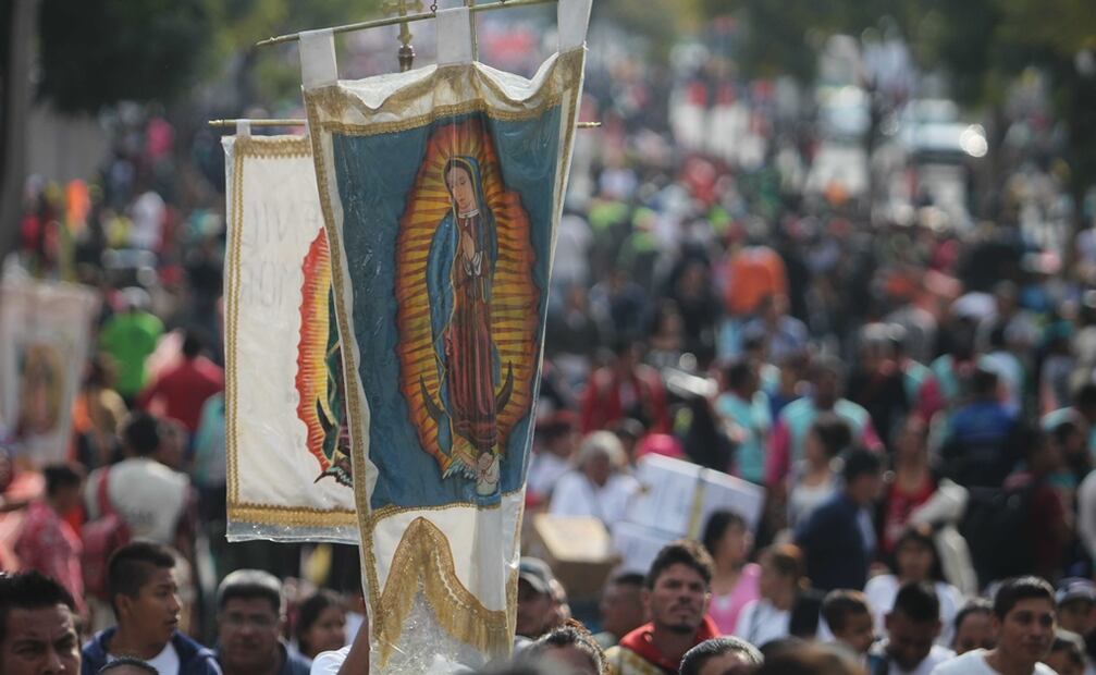 Más de un millón de peregrinos acuden a la Basílica con motivo del aniversario de la aparición de la Virgen de Guadalupe. (Foto: Germán García/El Universal)