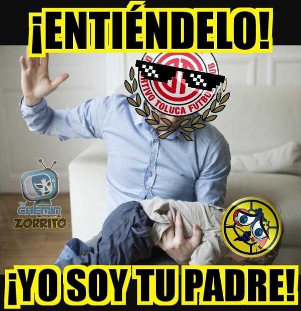 Los divertidos MEMES de la goleada de Toluca al América