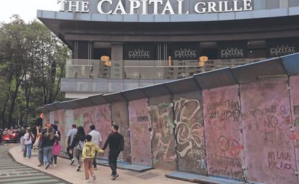 Protegen negocios con vallas ante movilización 